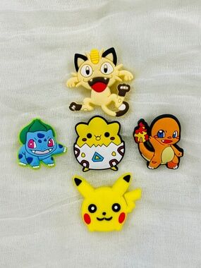 Pokemon Croc Charms, Jibbitz - Set #15